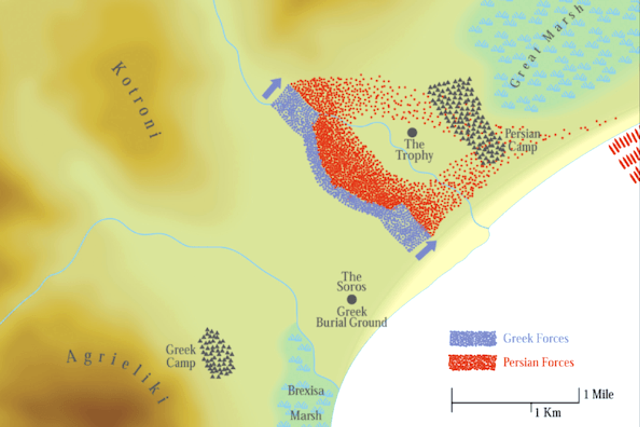 Marathon - Battle plan 490 BC